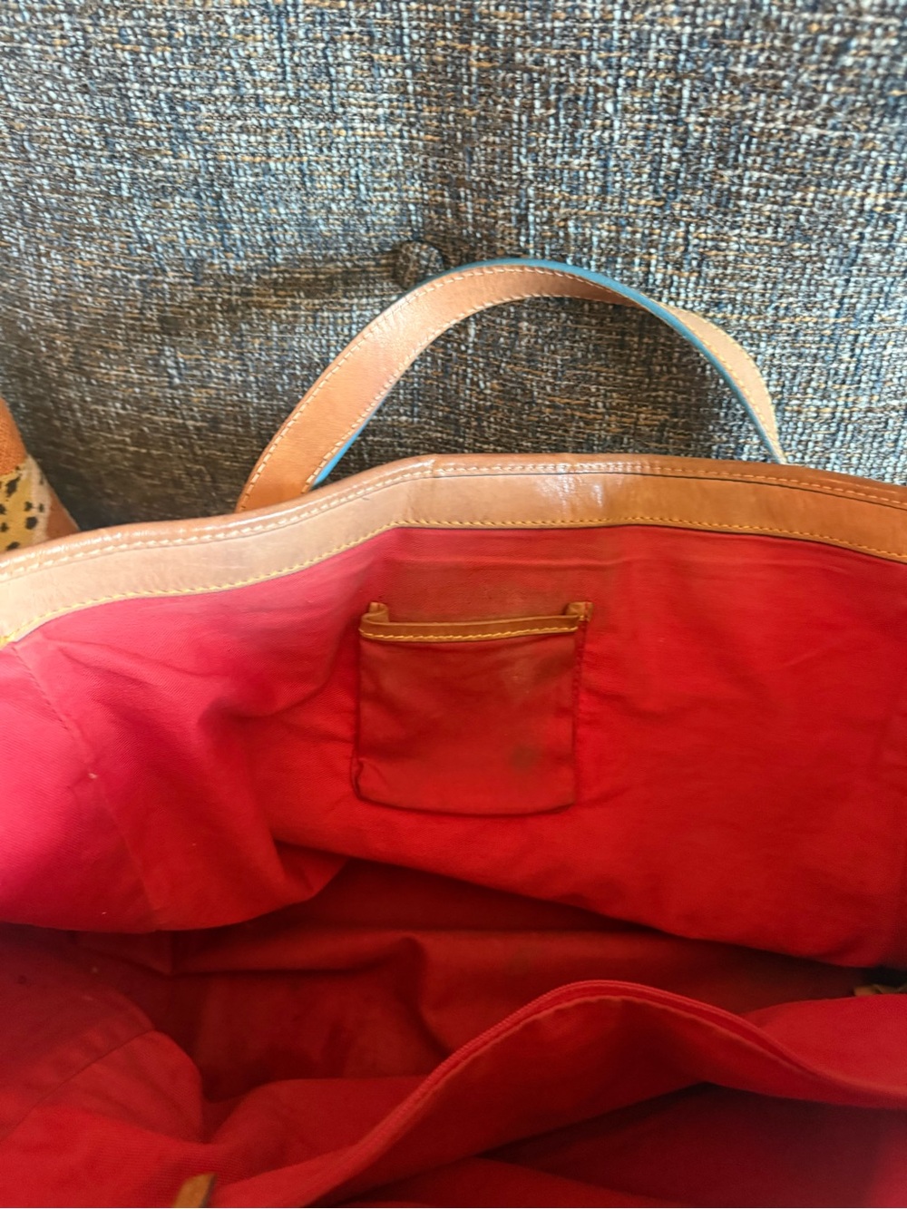 Dooney & Bourke Multicolor Disney Parks Tote with Brown Trim - Picture 7 of 10